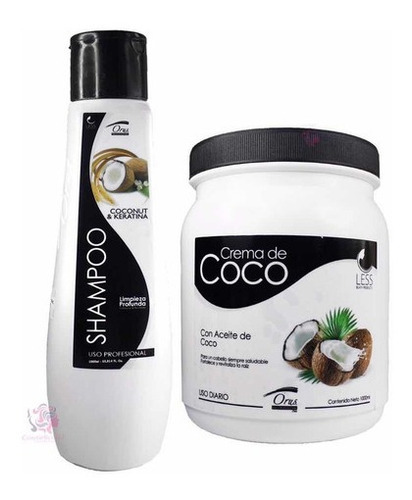 Shampoo + Crema Litro Aceite Coco Ultra Hidratante 1 Lt Cvl
