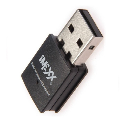 Imagen 3 de 5 de Adaptador Receptor Wifi Usb 2.0 Imexx 300 Mbps Ime-51162
