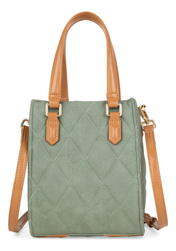 Bolsa Tote Cloe Janrami Chico Color Verde