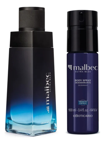 Combo Malbec Ultra Bleu Colônia + Desodorante Body Spray
