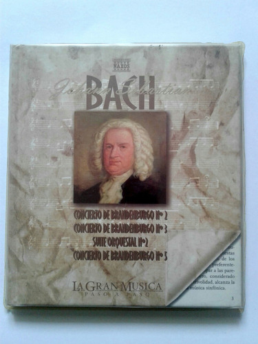 Cd Bach La Gran Música Paso A Paso Y Libro Guía De Audición 