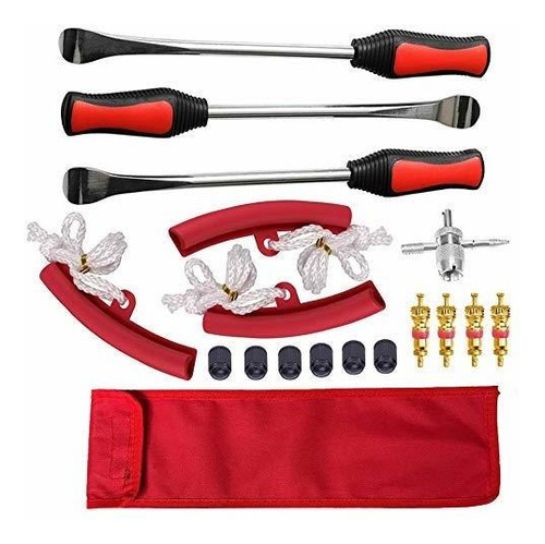 Tire Lever Tool Spoon And Wheel Rim Protectors Tool Kit For 