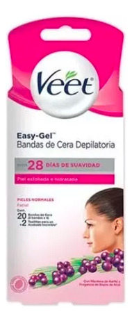 Tiras faciais Veet X20 para pele normal