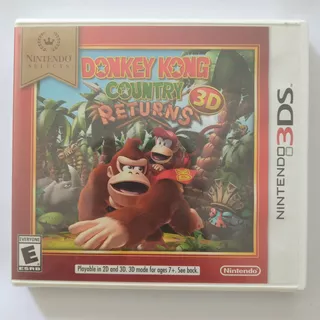 Donkey Kong Country Returns 3d 100% Nuevo Original Sellado
