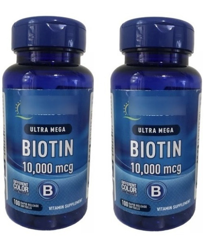 Biotin Puritans X 2 Unds 200 Ca - Unidad a $949