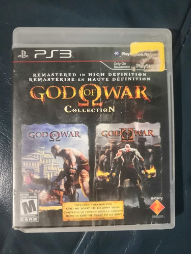 God Of War 1 Y 2 Collection Remastered Hd Ps3 Físico Sony (Usado)