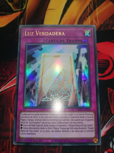 Luz Verdadera Dragón Blanco Yu-gi-oh! Original Konami