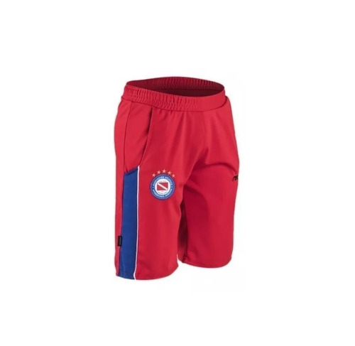 Short Argentinos Juniors Reusch Bermuda Bolsillos Tiempo Libre Oficial Exclusivo