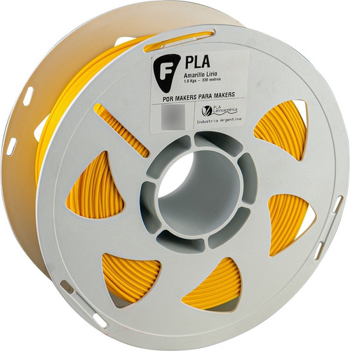 Filamento Pla Filar 1.75 Mm 1 Kg Amarillo Lirio