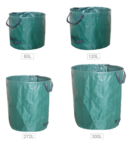 Saco De Lixo De Folhas De Jardim Reutilizável E Pesado De 60
