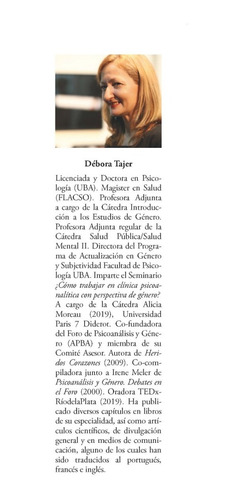 Imagen 3 de 3 de Psicoanálisis Para Todxs. Debora Tajer. Editorial Topía