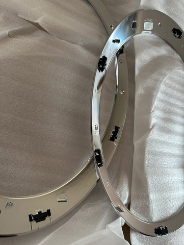 Par De Biseles Faros Mini Cooper Plateados R55 R562007-2013 Plateado Ambos Lados