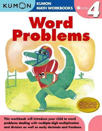 Grade 4 Word Problems, De Publishing Kumon. Editorial Kumon Publishing North America, Inc, Tapa Blanda En Inglés