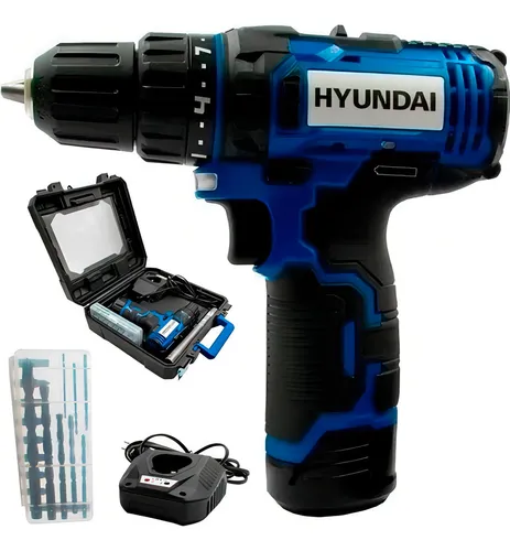 Taladro Atornillador A Batería 12v Litio Hyundai G P