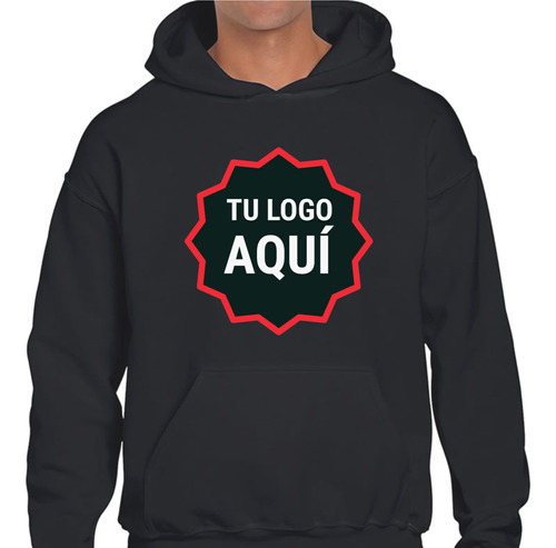 10 Buzos Canguro Estampado Empresa Logo Personalizado Regalo