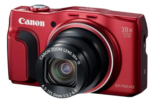 Canon PowerShot SX SX700 HS compacta avanzada color rojo