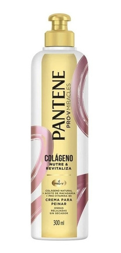 Crema Para Peinar Pantene Pro-v Miracle Colágeno 300 Ml