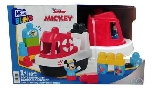 Mega Blocks Disney El Bote De Mickey Hpb50
