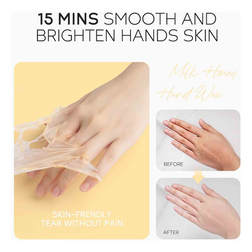 Máscara De Manos Hidratante Y Humectante O Milk Hand Wax 100