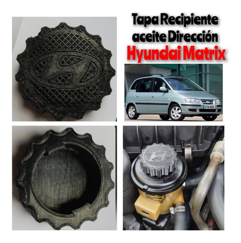 Tapa Recipiente Aceite Direccion Hyundai Matrix