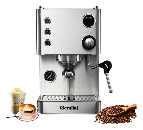 Cafetera Espresso Semiautomática Doméstica Gemilai G3007l