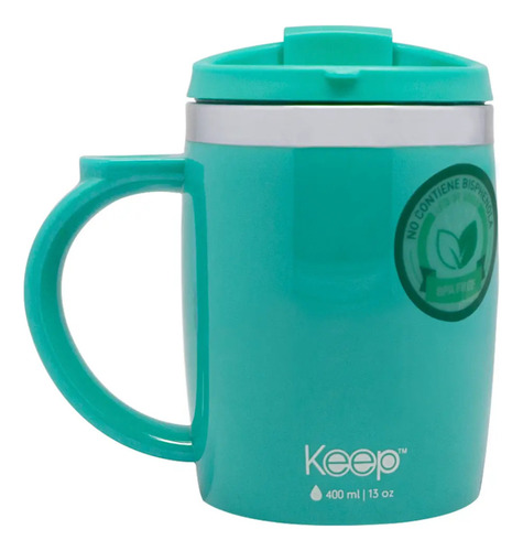 Mug  Taza Tazon Termico Termo Keep Colores 400 Ml