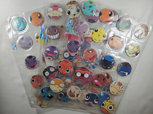 Colección De Tazos Piks Pokémon 2000 50/50 Piezas (Usado)