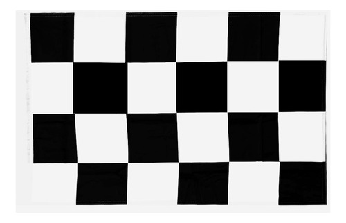 2 Racing Black And White Checkered Flag Banderín Party