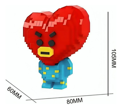 Bloques De Construcción Tata Bts Bt21 Kpop 806 Pzs