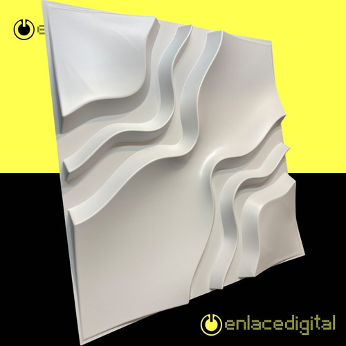 Imagen 8 de 8 de Panel Decorativo 3d Pvc Interior Exterior Blanco D153