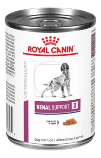 Royal Canin Alimento Renal Support D Lata 380gr Falla Renal*