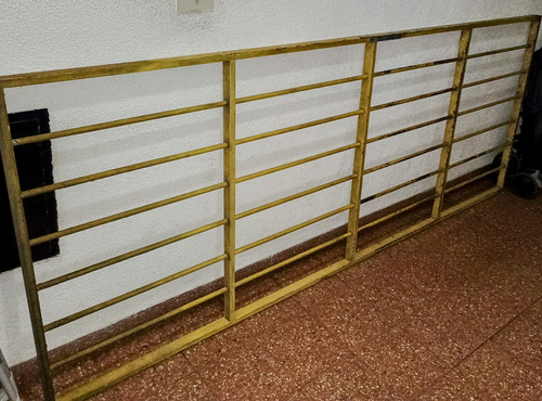 Reja 2,65m X 1m Hierro Redondo Amarillo (Usado)