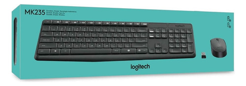Kit Teclado Y Mouse Inalámbrico Logitech Mk235