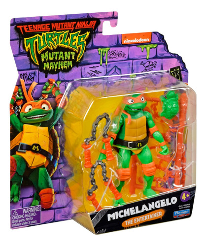 Figura Acción Bandai Tmnt Movie Miguel Ángel