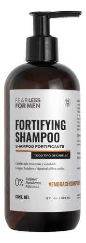 Shampoo Fortificante Para Barba Y Cabello Fearless For Men