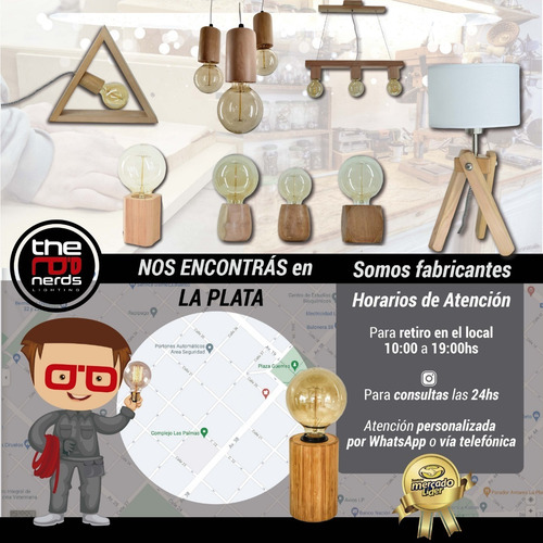 Imagen 6 de 8 de Floron Roseta Madera Lenga 12cm Mas Kit Agarre