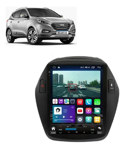 comprar Central Multimídia Tesla Android Hyundai Ix35 10p\u002Fré\u002F2gb\u002F32