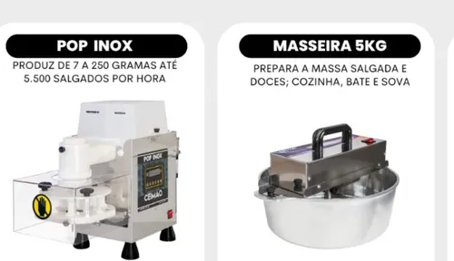 Modeladora De Salgados Que Produz Até 5500salgados Por Hora
