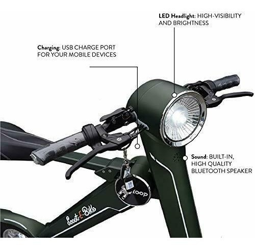 Imagen 1 de 2 de Scoot-e-bike Folding Electric Adult Scooter / Bicycle