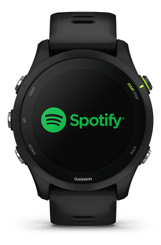Reloj Garmin Forerunner 255 Musica Spotify Smartwatch Color Del Bisel Negro