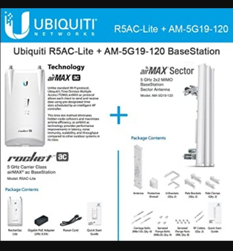 Antena Ubiquiti Sectorial Am5g 19 120 (Usado)