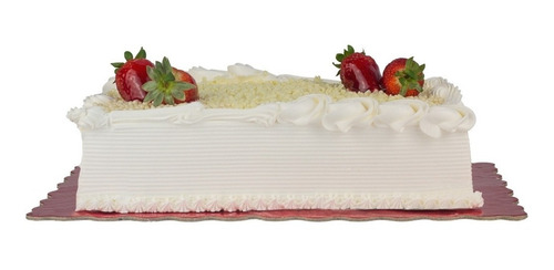 Cake Board Vermelho Para Bolo Retangular 20x33 Com 50 Un.