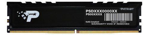 Memoria RAM Patriot Signature PSP58g480041h1 para Ddr5, 4800 mAh, 8 GB