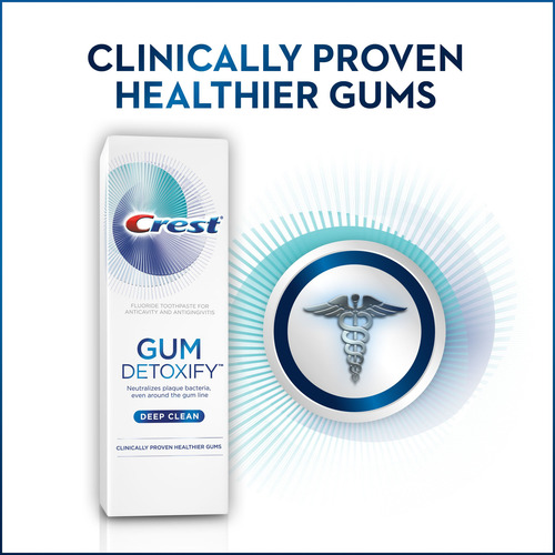 Pasta De Dientes Crest Gum Detoxify Deep Clean 120ml