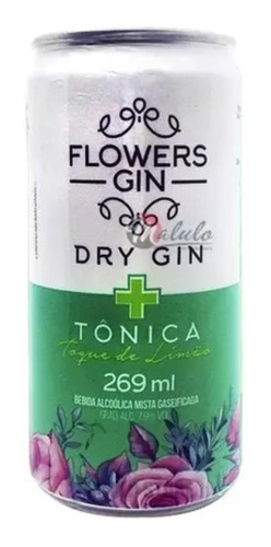 Gin & Tônica Flowers Limão Lata 269ml 