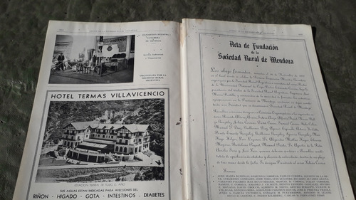 Revista **anales De La Sociedad Rural Argentina ** Año 1942 (Usado)