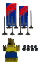 Comprar 8 Válvulas Vw Fox Suran +8guías Bronce+ Retenes De  Válvulas