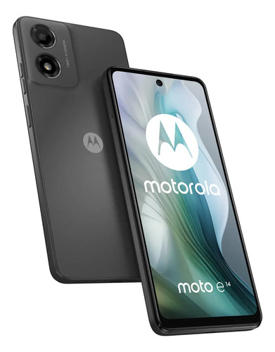 Celular Moto E14 Dual Sim 64gb Gris 2gb Ram 4g Android Gris Oscuro