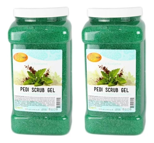 Exfoliante Manicure Y Pedicure Spa Redi Menta Eucalipto 2pz