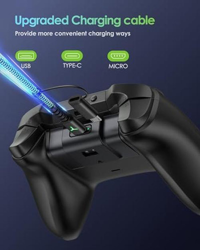 Paquete De Baterías Recargables Para Controlador Xbox, Carga